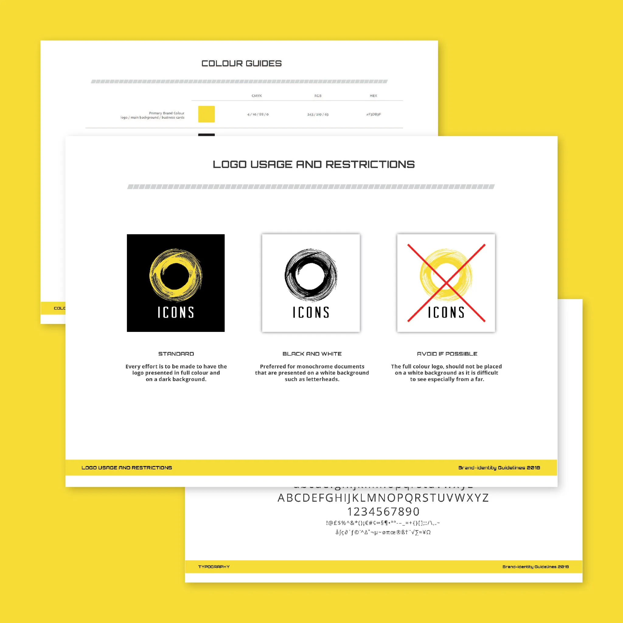 Brand identity stationery and logo system