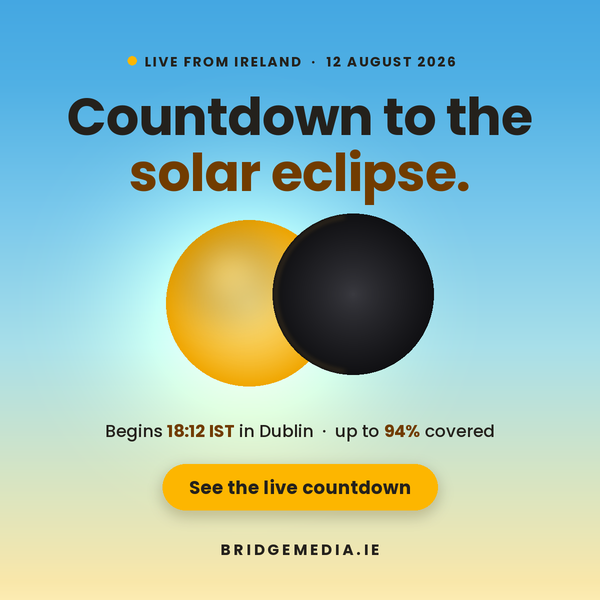 Countdown to the solar eclipse, live from Ireland, 12 August 2026
